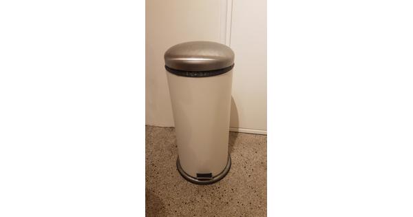 Ikea MJÖSA Pedaalemmer, wit 30l. vuilnisbak