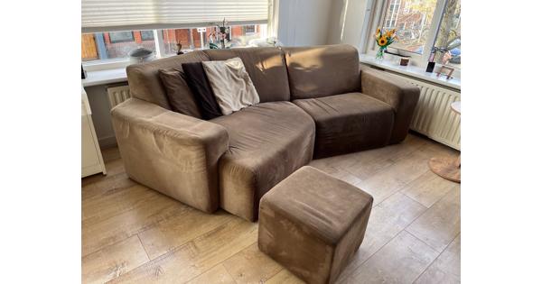 3-4 zitsbank met schuine hoek (Trapezium)