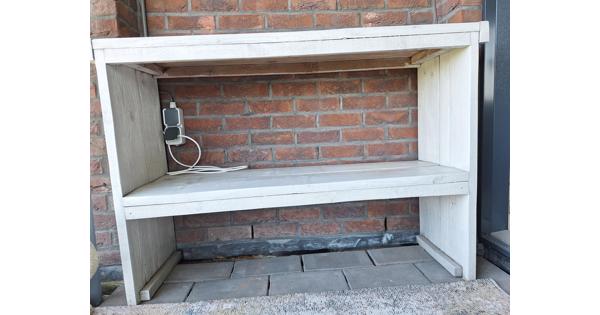 Stevige Steigerhouten tafel