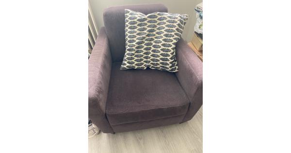 Fauteuil bruin