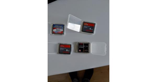 Diverse compact flash kaarten