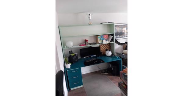 Bureau met kast combinatie