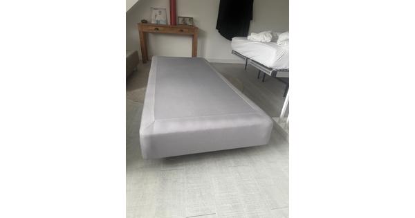 2x boxspring 90x220cm (excl matrassen)