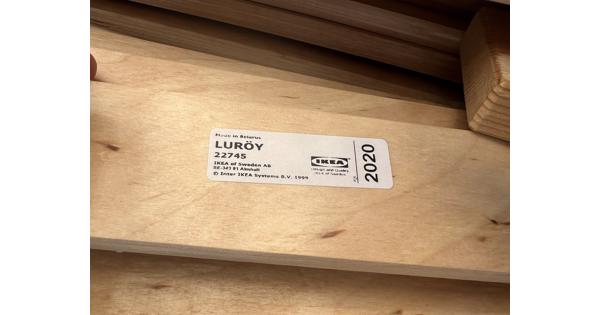 Mooi werkend Ikea bed, lattenbodem en optioneel matras