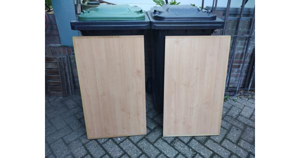 Werkblad met formica toplaag (2 stuks)