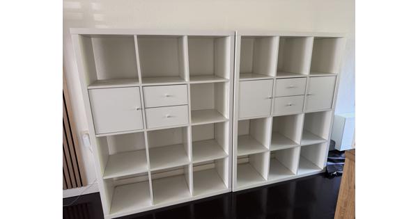 IKEA Kallax 4x3 vakken, 2 stuks