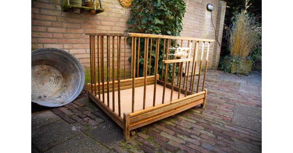 Houten kinderbox
