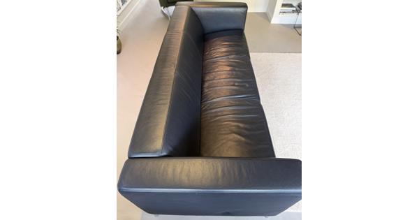 Gelderland Bank – 3-zits designbank – zwart leer – topstaat