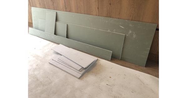 Groene Gipsplaten