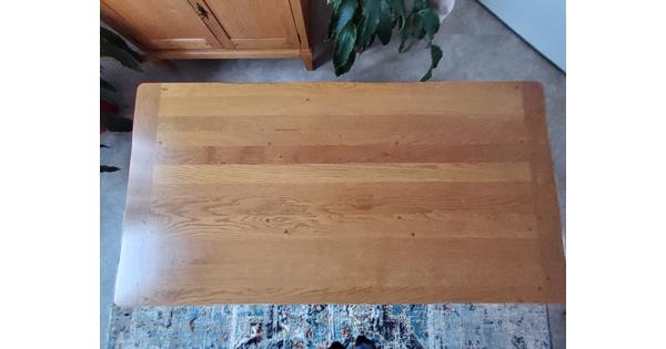Licht eiken salontafel 