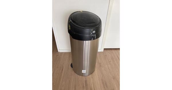 Prullenbak RVS soft touch 60 liter