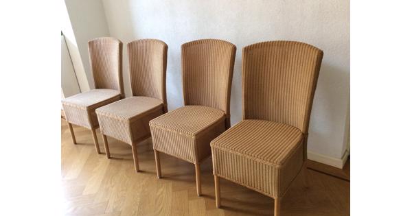 4 Lloyd Loom stoelen