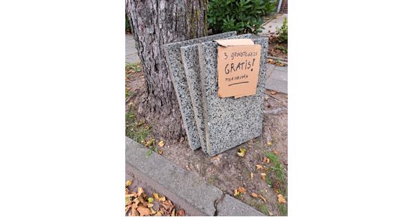 Grindtegels 40x60 cm - 3 stuks