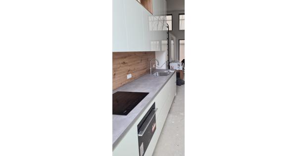 Keukenblad laminaat, kleur grijs beton