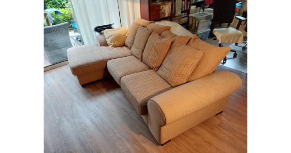 Stevige 3-zits Bank met longseat