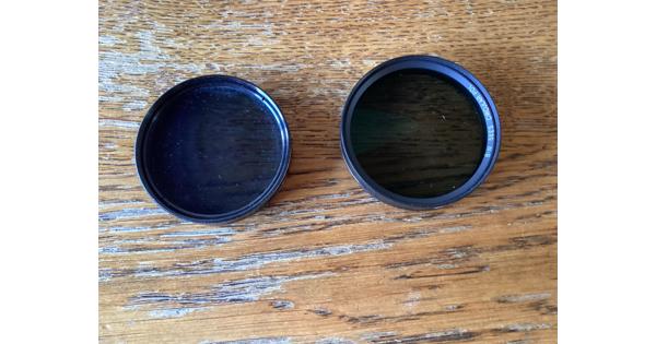 Polarisatiefilters twee stuks