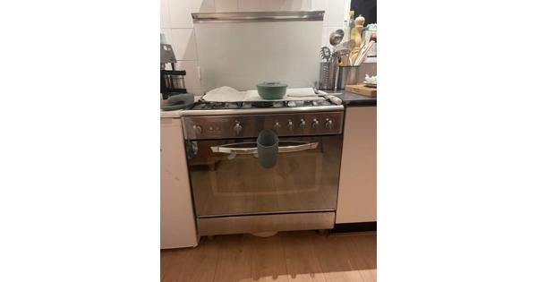 5-pits gasfornuis met oven