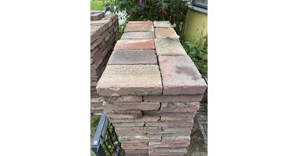 400 rode terras tegels van 30x20 cm