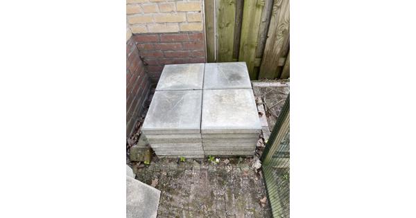 Trottoir/stoep tegels 30 x 30 cm