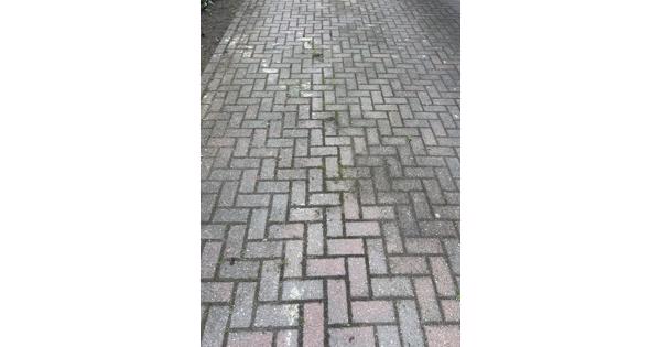 Oprit betonnen klinkers