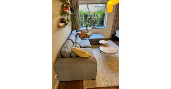 Montel Hoekbank Grijs