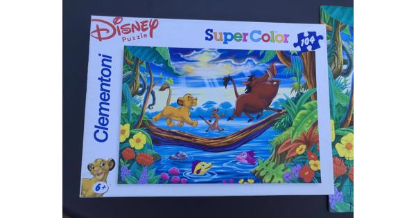 CLEMENTONI PUZZEL 104 ST DISNEY LEEUWENKONING LION KING in Rijen ...