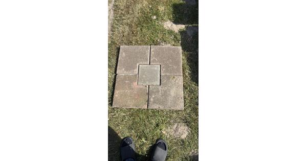 Terras tegels ongeveer. 21 vierkante meter