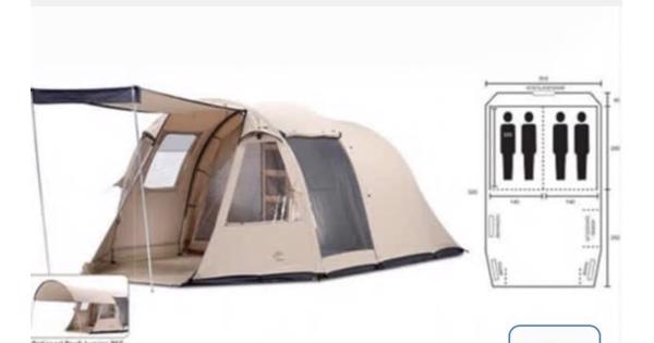 Katoenen 4 persoonstent