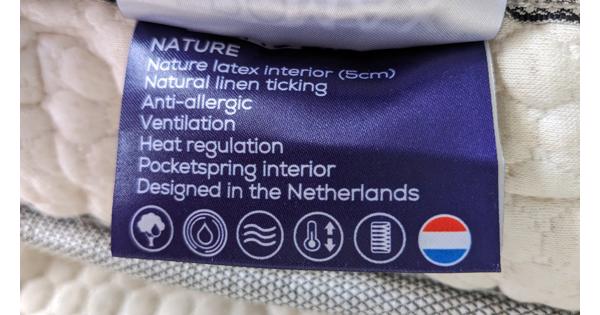 Topmatras zonder split 180x210 (Swiss Sense)