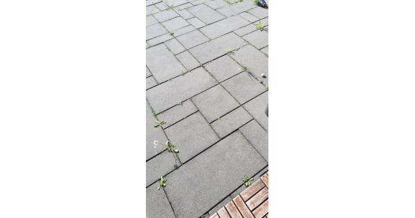 Betonnen tegels antraciet