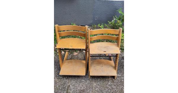 2 originele Stokke stoelen 